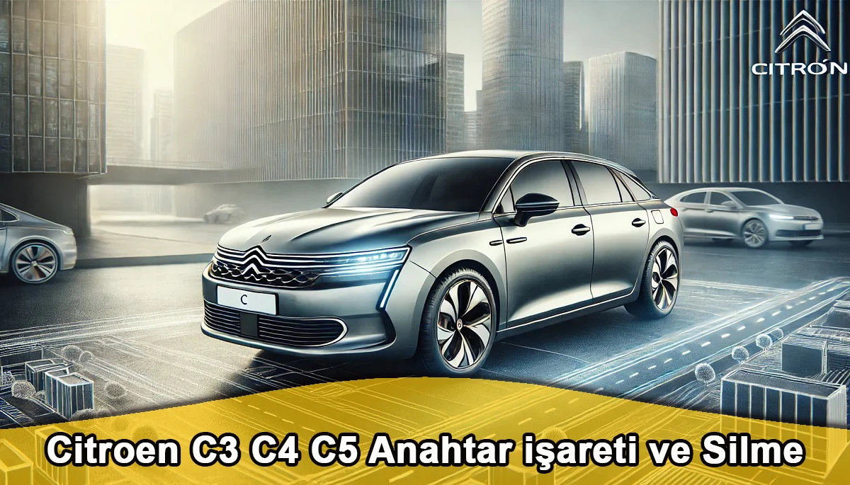 Citroen C3 C4 C5 Anahtar işareti ve Silme - Guzele.com